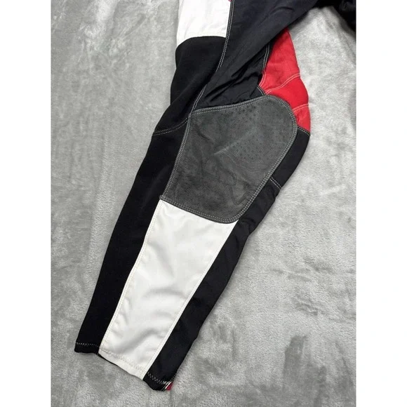 Vintage Fox Racing 180 Pants Mens 36 Red Black White Motocross Bike Leather Y2K - Picture 11 of 16